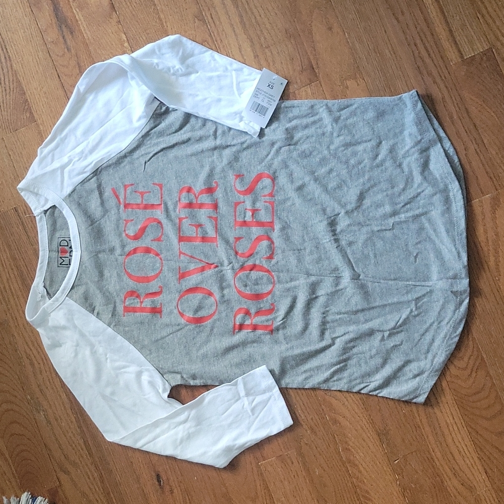 Rosé Over Rose's ¾ Tshirt - Picture 4 of 4